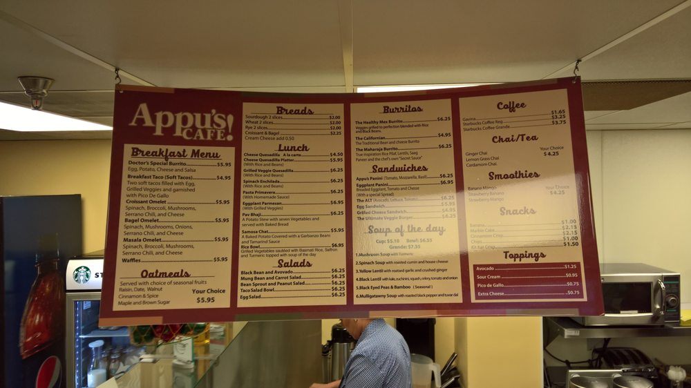 Appu's Cafe Long Beach, California Gastro Obscura