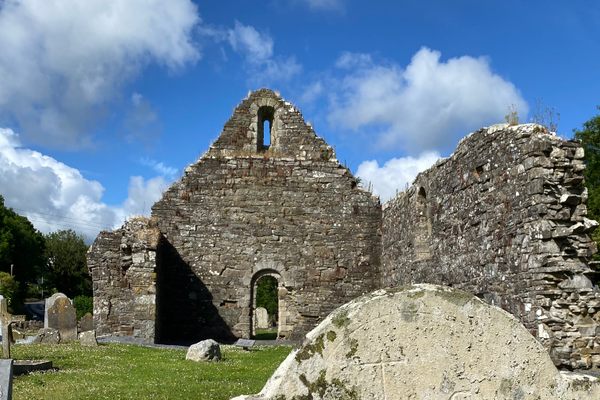 Though in ruins, the church is still remarkable.