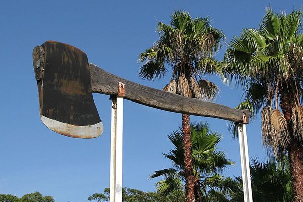 Big axe in Australia. (Wikimedia Commons)