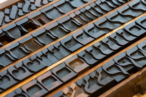There are lots of stories about the provenance of the block letters—but it's hard to pin down the origins.