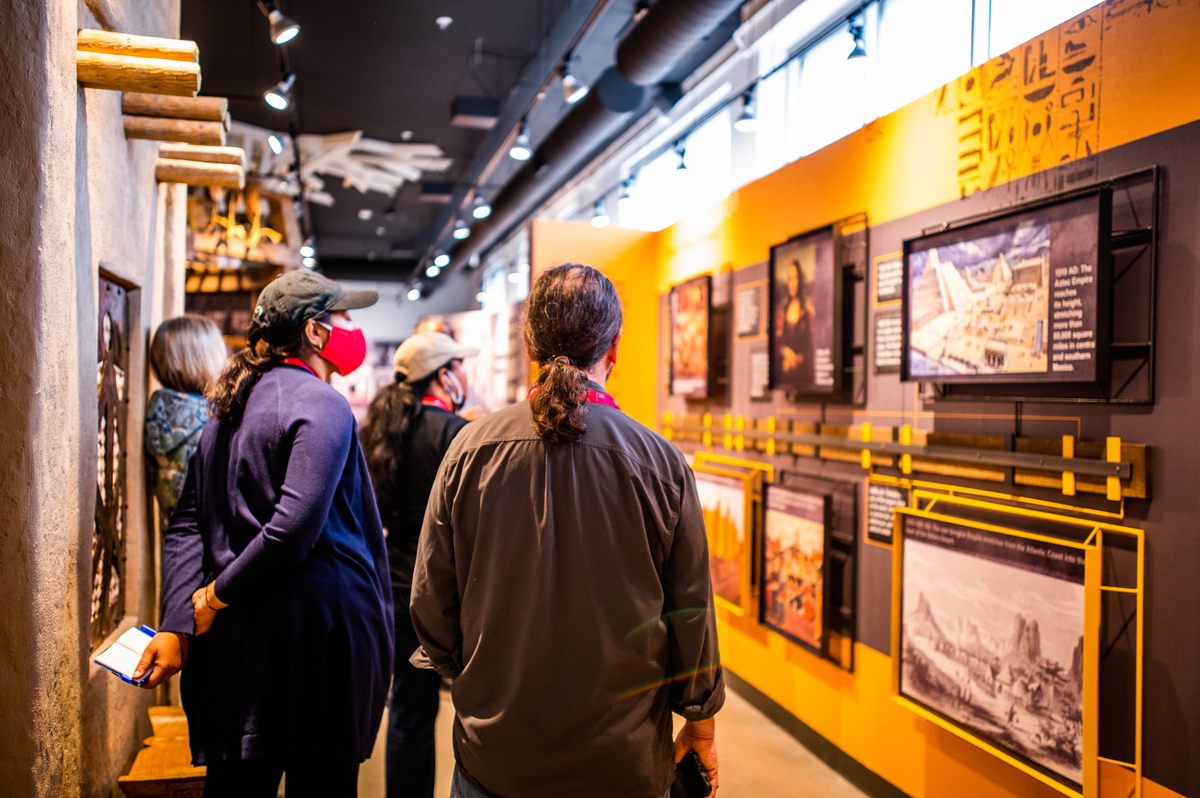 Visitors to the new museum are immersed in a chronological journey through the African American experience.