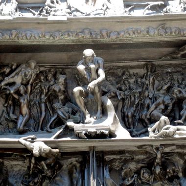'The Thinker', often seen as a separate sculpture