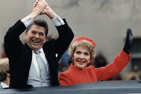 Ronald Reagan and Nancy Reagan in 1981.