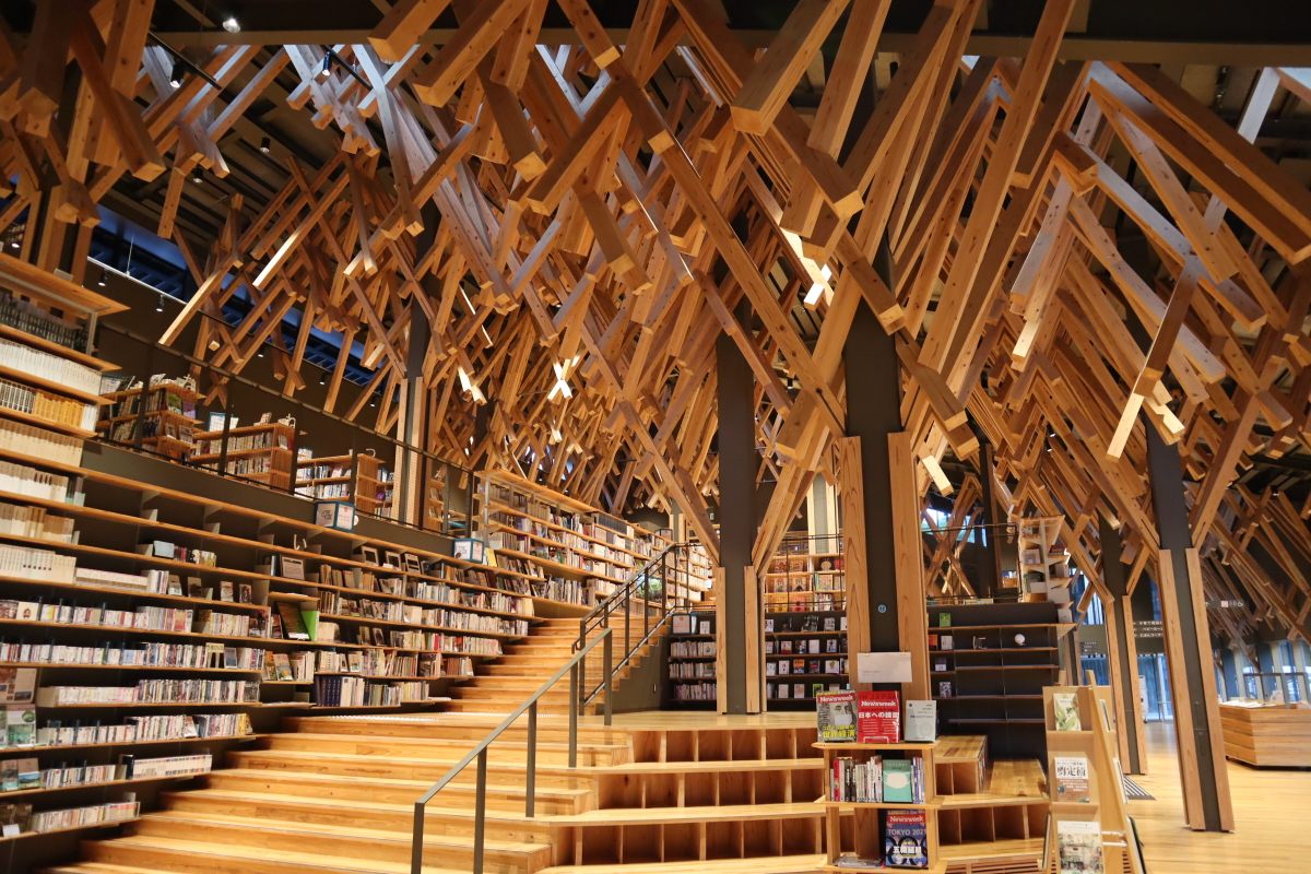 The Yusuhara Community Library serves a town of just 3,400 residents.