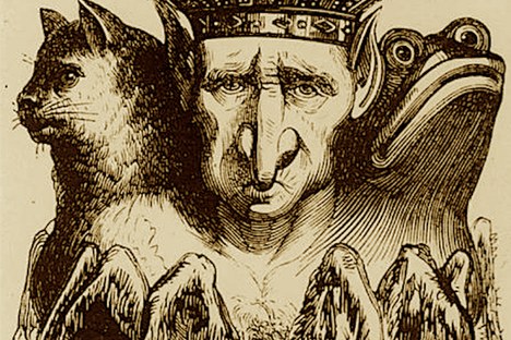 Demon ruler Bael, from the Dictionnaire Infernal.