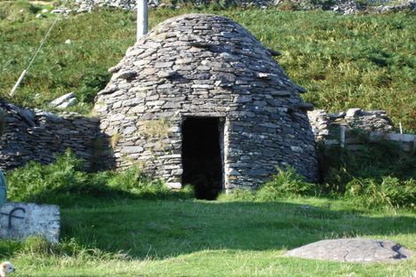 A beehive house.