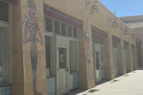 Hieroglyph Murals at the Egyptian Theatre