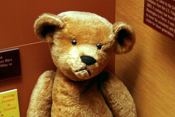 Fabricated in 1903 and in perfect condition, this was one of the first “Teddy” bears named in honor of the 26th president.