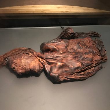 A bog body.