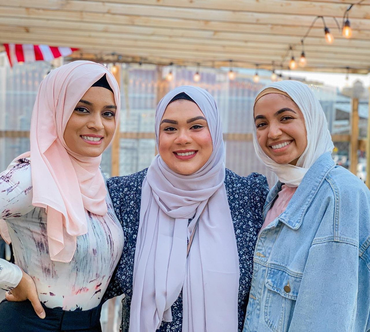 Left to right: Tahirah Baksh, Jiniya Azad, and Sameen Choudhry hope to drive business to halal restaurants with their blog and social media accounts.