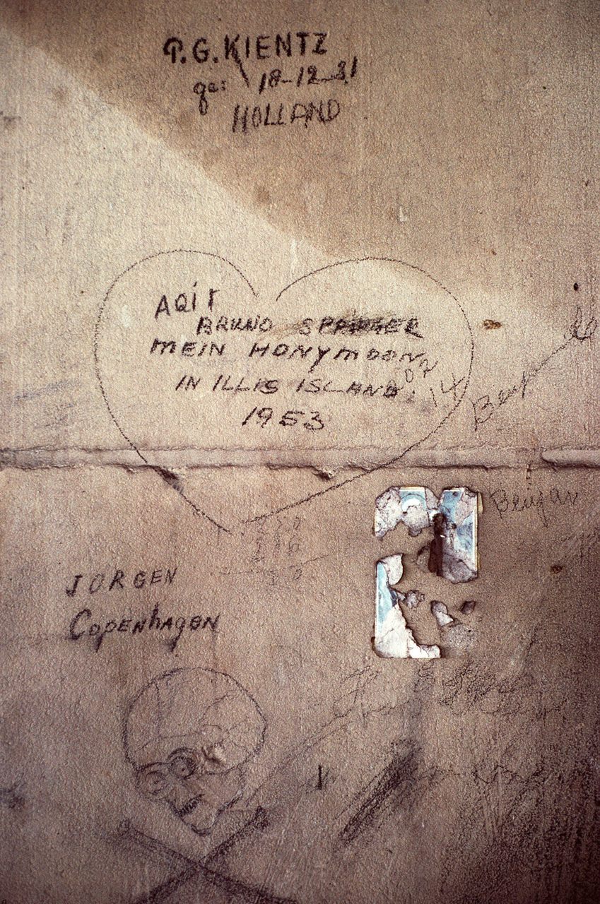 Some immigrants who stayed on the island left their marks.