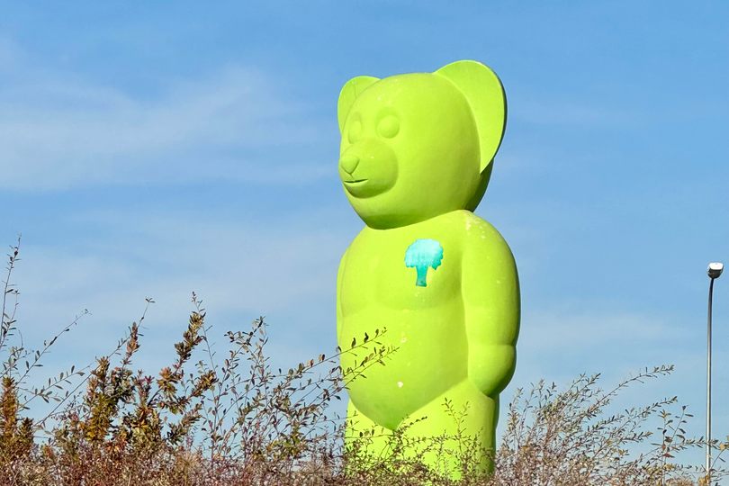 Gummy bear statue