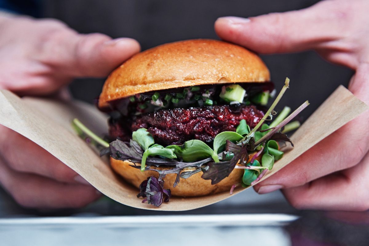 Mmm, bug burger.