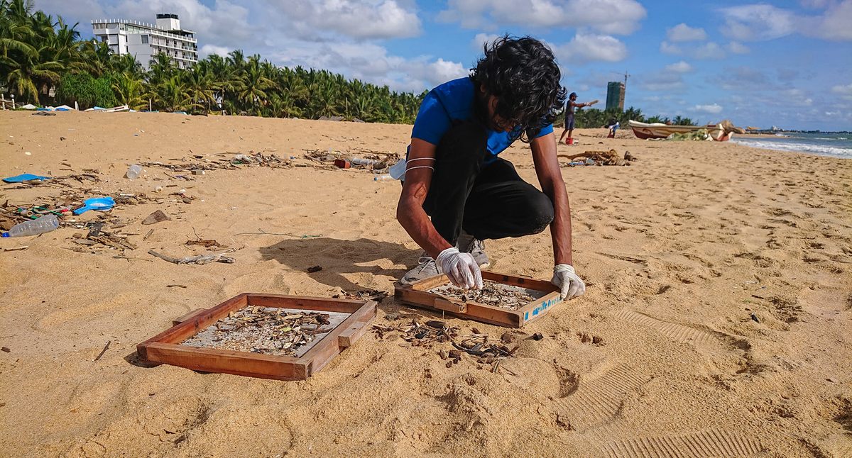 The Pearl Protectors continues volunteer clean-up efforts on the beaches of Sri Lanka. 
