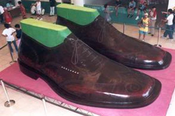 Record-breaking shoes on display in Marikina (Pinoy Records)
