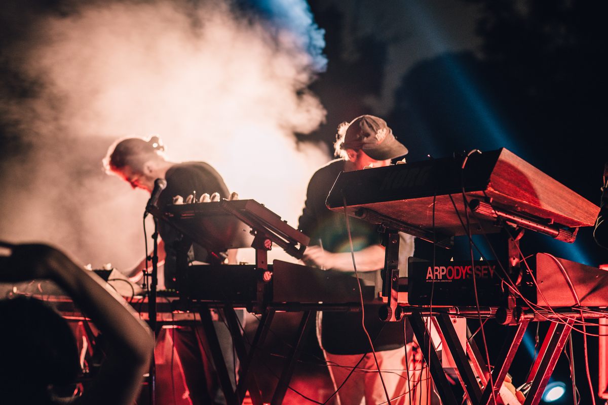 S U R V I V E's intricate electronic melodies closed off the night.