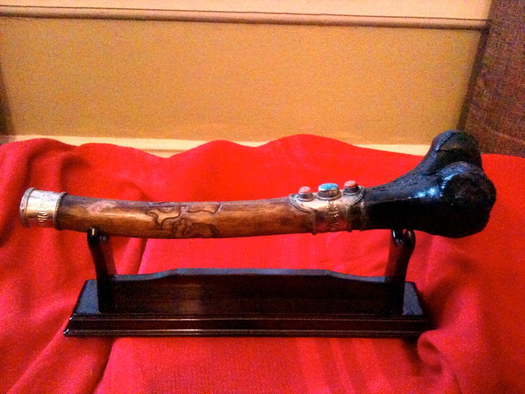 Tibetan "kangling" trumpet made from a human femur