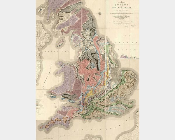 Oldest Map Of England A Geological Map Of England And Wales And Part Of Scotland – London, England  - Atlas Obscura