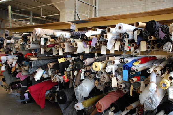 Materials at the warehouse.