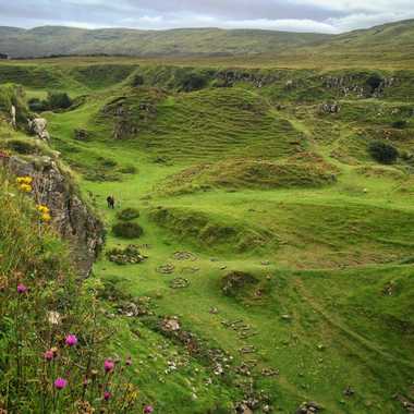 Fairy Glen, as viewed from Castle Ewan.