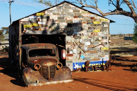 'Licence Plate House'