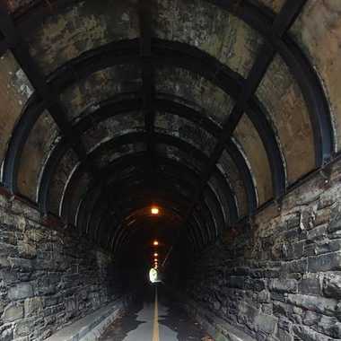 Inside the Wilkes Street Tunnel.