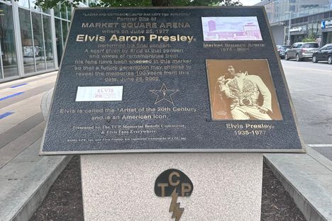 Elvis Presley Final Concert Plaque