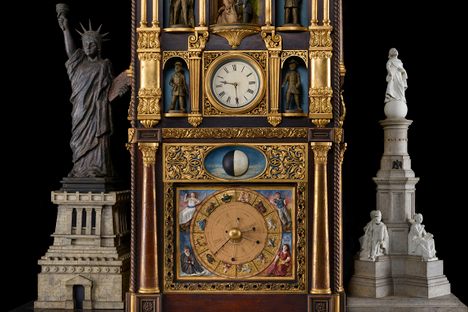 Detail from The Great Historical Clock of America. 