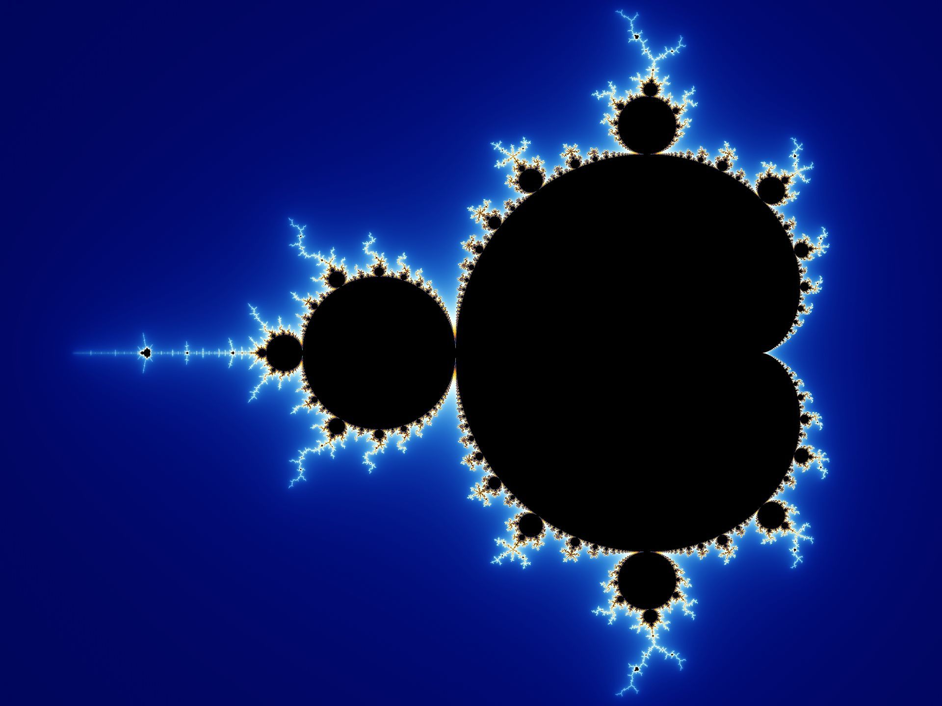 The Mandelbrot Set, a fractal likely familiar to you from the front of a math textbook.
