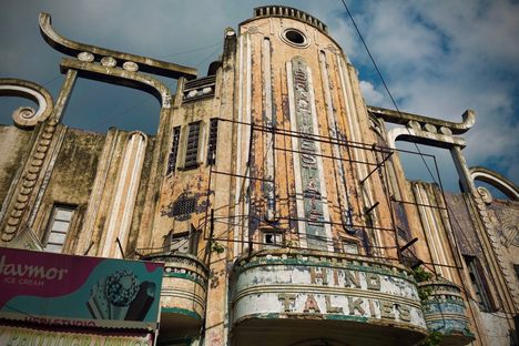 The facade of Hind Talkies in Bareilly. 