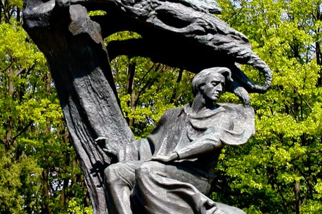 Chopin monument.