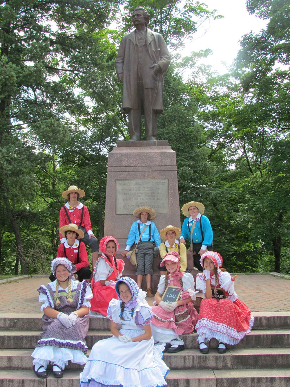 Some of the participants in the Tom and Becky program.