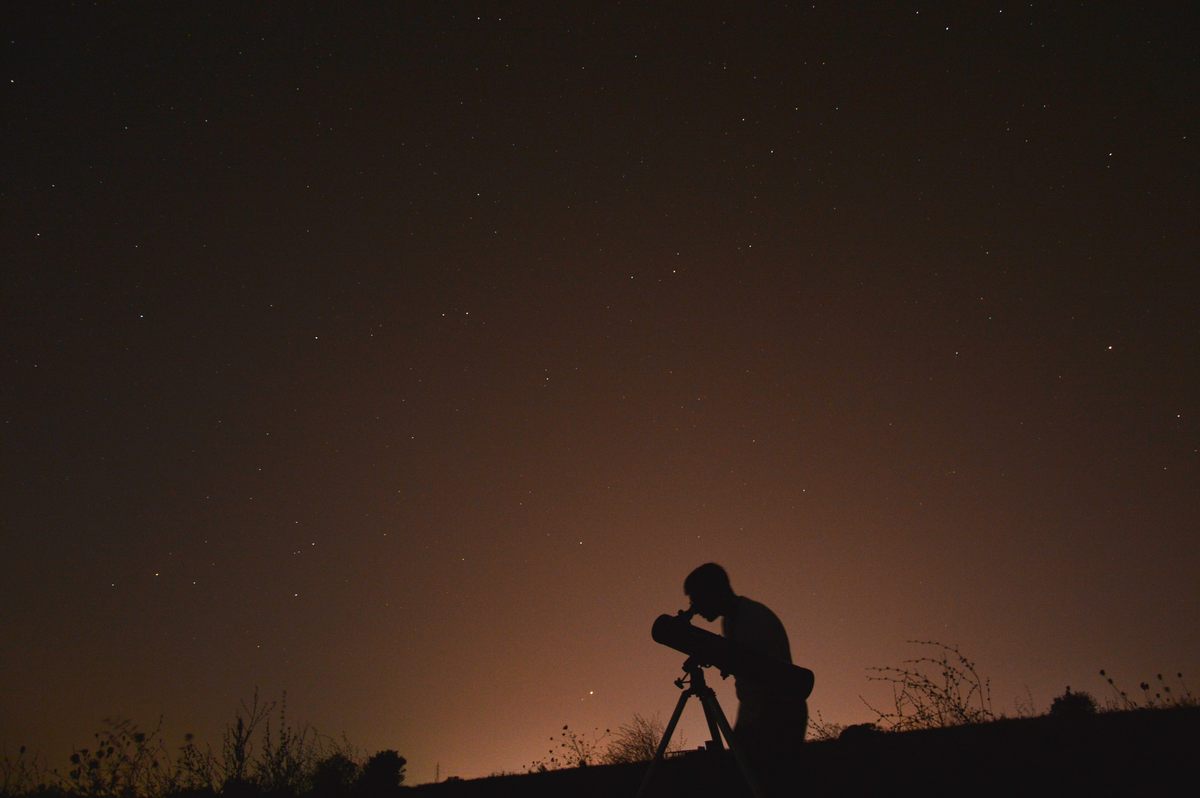 Whether using a telescope, binoculars, or the naked eye, stargazing is typically an exercise in mindfulness, even if we're not planning for it.