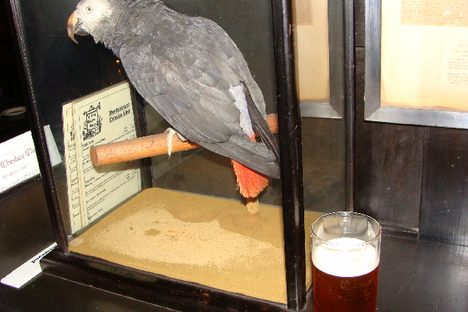 Polly at Ye Olde Cheshire Cheese
