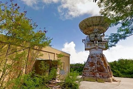 The abandoned PACBAR III site