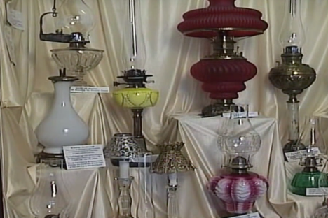 Lamps in the museum's collection