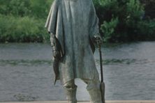 Stevie Ray Vaughan statue in Austin, Texas.