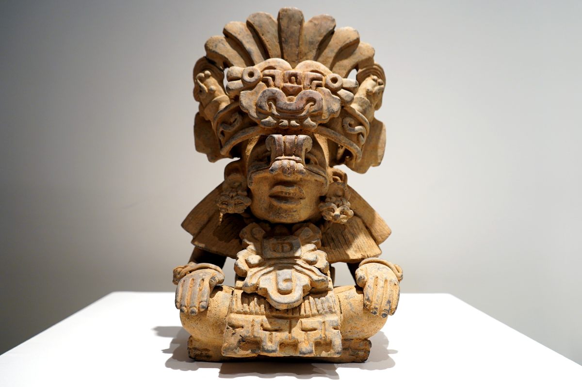 A statue from Western Mexico, approximately 300 B.C.- 300 A.D.