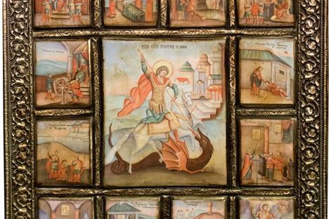 Icon of St. George from the collection.