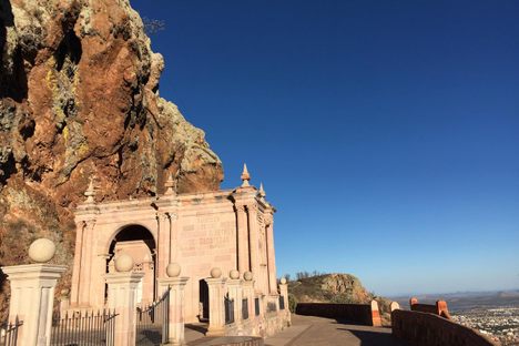 The mausoleum on La Bufa Hill.