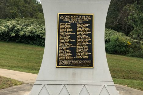This memorial was dedicated in 2000. 