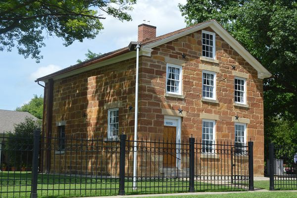 Carthage Jail restored to its 1844 appearance.