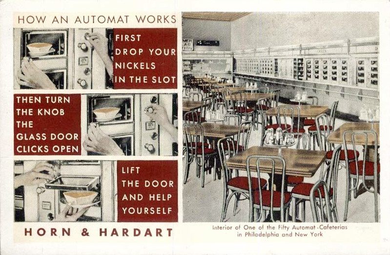 Automat instructional poster