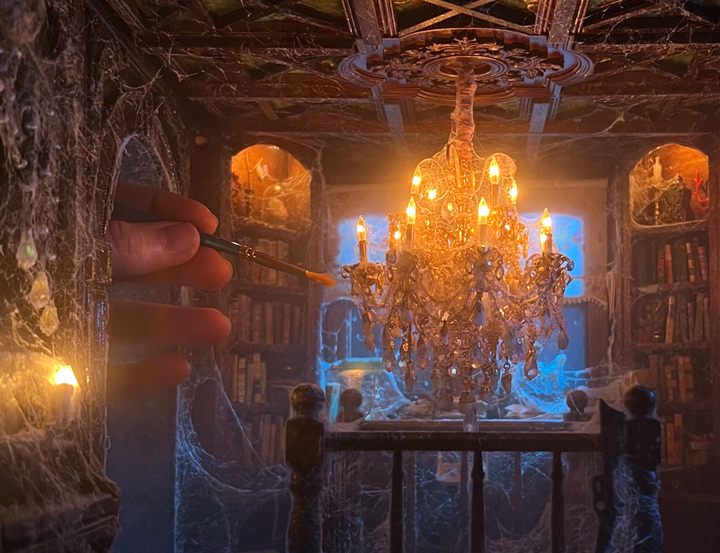 Magic Library with Space/Fantasy Lighting - Creations Feedback