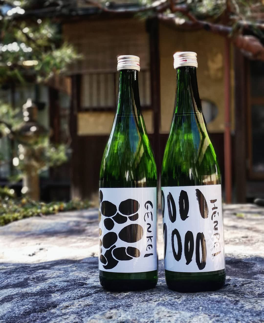 Henpei and Genkei sake, from Imada's line of sakes brewed with hattanso.