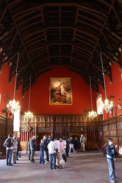 The Great Hall at Edinburgh Castle, restored and still used for exhibitions and events today.