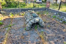 The salt cairn.