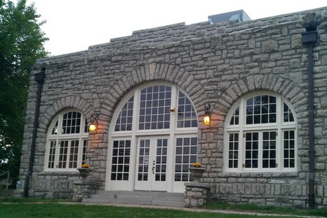 The exterior of the Adair Cabin and John Brown Museum.