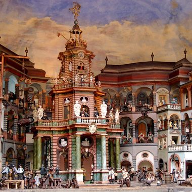 The Water-Powered Mechanical Theater with nearly 200 moving wood carvings