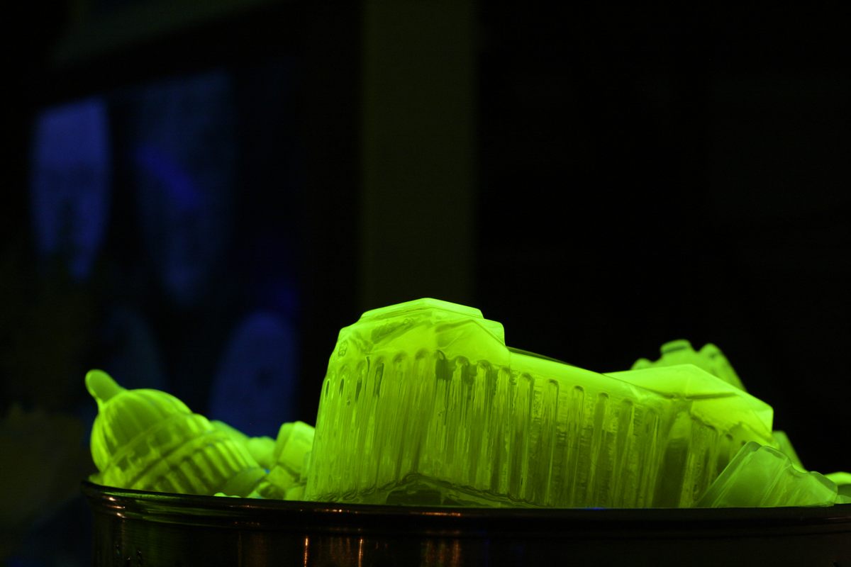 A glow-in-the-dark jelly.